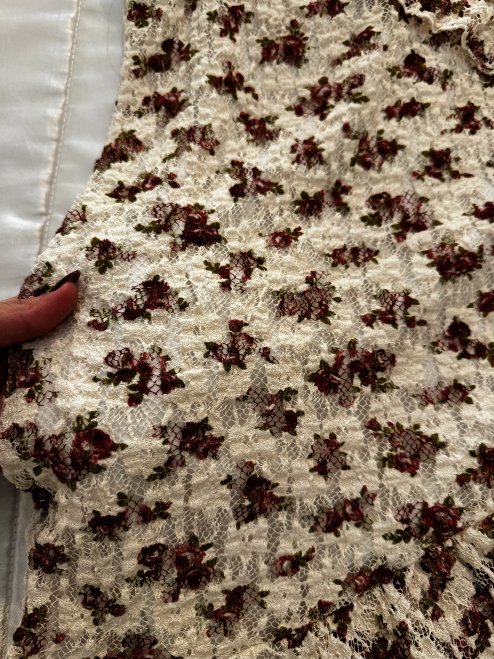 Floral lace dress – photo 4